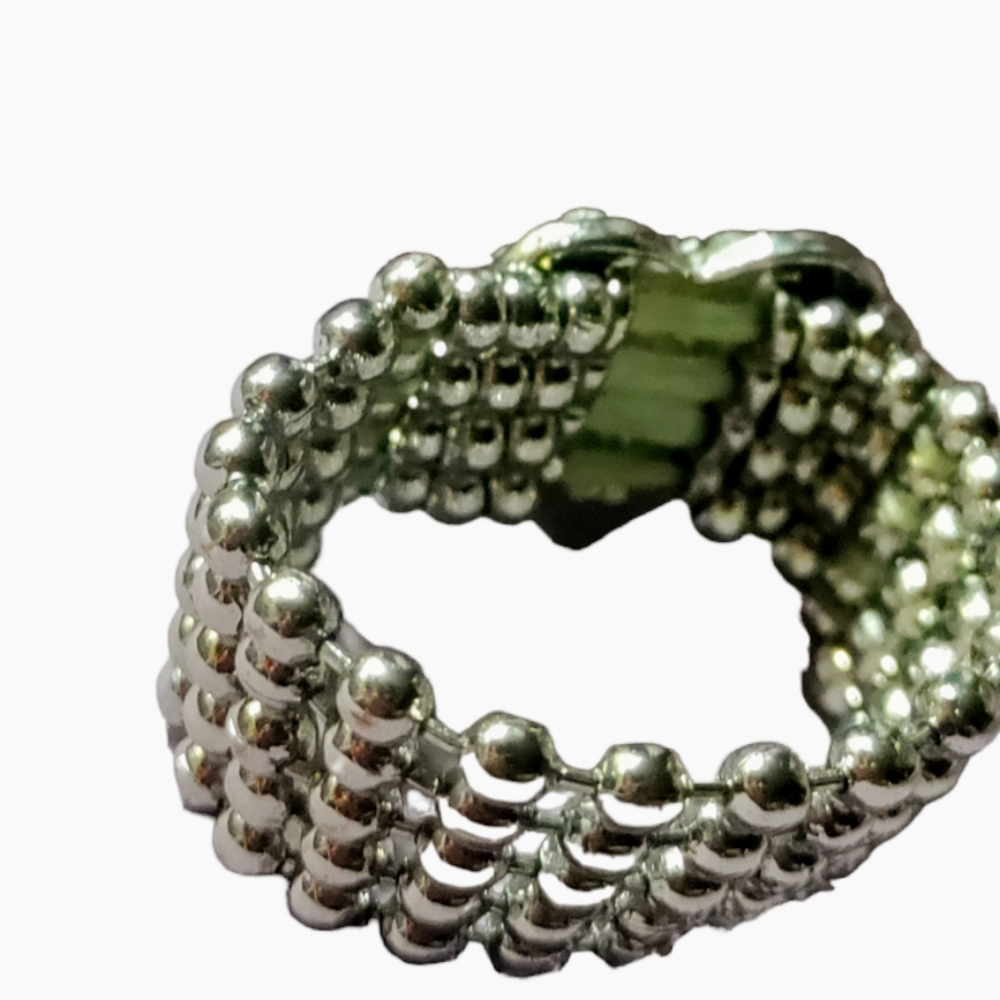 Stretch rhinestone ring - Picture 2 of 5